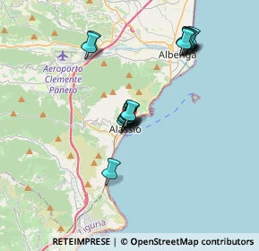 Mappa Via Franco Gazzelli, 17021 Alassio SV, Italia (3.21765)