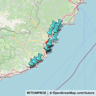 Mappa Viale Marconi Guglielmo, 17021 Alassio SV, Italia (9.87056)