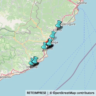 Mappa Viale Marconi Guglielmo, 17021 Alassio SV, Italia (10.0215)