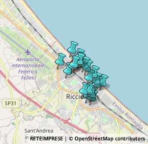 Mappa Gina Dee Shop, 47838 Riccione RN, Italia (0.9955)