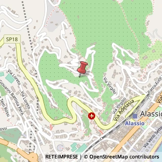 Mappa Via range' 3, 17021 Alassio, Savona (Liguria)