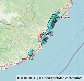 Mappa Via Adelasia, 17021 Alassio SV, Italia (10.74563)