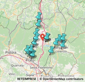 Mappa Via Montecuccoli, 50031 Barberino di Mugello FI, Italia (10.9695)