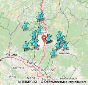 Mappa Via Montecuccoli, 50031 Barberino di Mugello FI, Italia (10.4395)