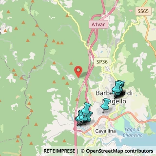 Mappa Via Montecuccoli, 50031 Barberino di Mugello FI, Italia (2.4995)