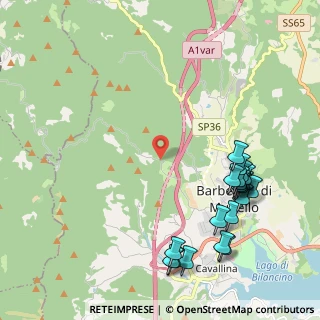 Mappa Via Montecuccoli, 50031 Barberino di Mugello FI, Italia (2.617)