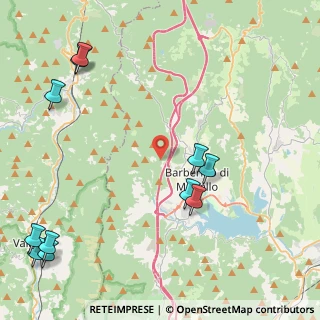 Mappa Via Montecuccoli, 50031 Barberino di Mugello FI, Italia (6.04273)