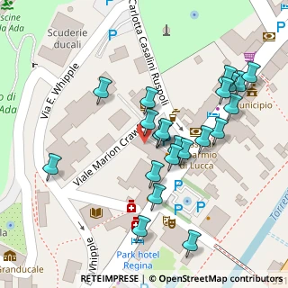 Mappa Piazza Vittorio Veneto, 55022 Bagni di Lucca LU, Italia (0.05652)