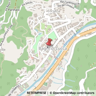 Mappa Piazza Vittorio Veneto, 3, 55022 Bagni di Lucca, Lucca (Toscana)