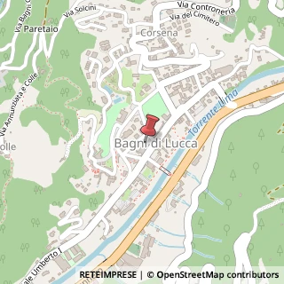Mappa Piazza Vittorio Veneto, 1, 55022 Bagni di Lucca, Lucca (Toscana)