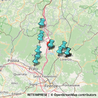 Mappa Via del Pozzo, 50031 Barberino di Mugello FI, Italia (10.4645)