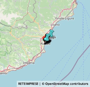 Mappa 17021 Alassio SV, Italia (7.63364)