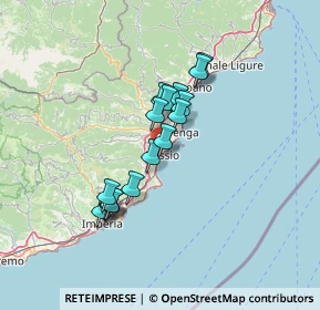 Mappa 17021 Alassio SV, Italia (10.80563)