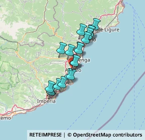 Mappa 17021 Alassio SV, Italia (10.27789)