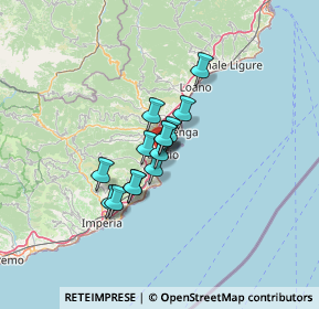 Mappa 17021 Alassio SV, Italia (8.05929)