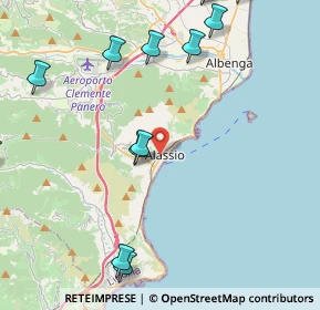 Mappa 17021 Alassio SV, Italia (5.83)