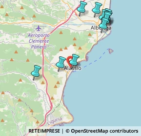 Mappa 17021 Alassio SV, Italia (4.88455)