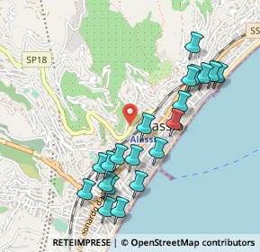 Mappa 17021 Alassio SV, Italia (0.526)