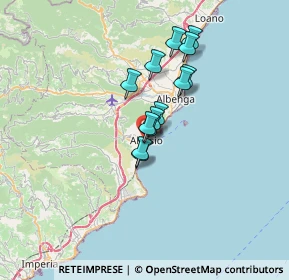 Mappa 17021 Alassio SV, Italia (4.73308)