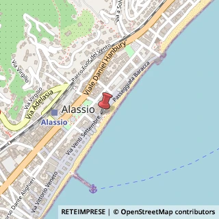 Mappa Via XX Settembre, 142, 17021 Alassio, Savona (Liguria)