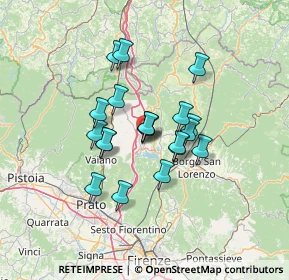Mappa Via di Castello, 50031 Barberino di Mugello FI, Italia (10.346)