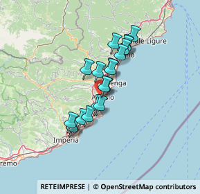 Mappa Via G. B. Pera, 17021 Alassio SV, Italia (10.26789)