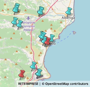 Mappa Via G. B. Pera, 17021 Alassio SV, Italia (4.29235)