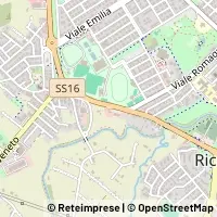 地図 Riccione