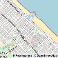 地図 Riccione