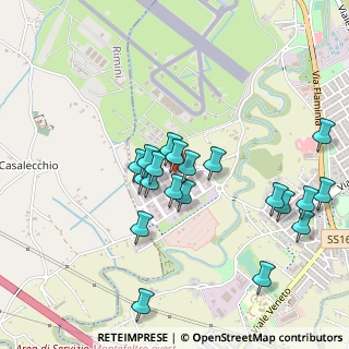 Mappa Viale Pagadebit, 47923 Rimini RN, Italia (0.47)