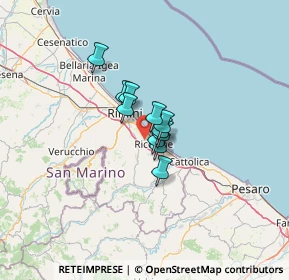 Mappa Viale Pagadebit, 47923 Rimini RN, Italia (6.47)