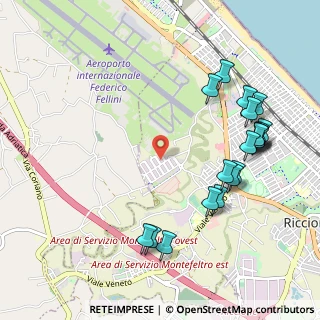 Mappa Viale Pagadebit, 47923 Rimini RN, Italia (1.2085)