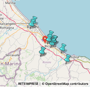 Mappa Viale Pagadebit, 47923 Rimini RN, Italia (4.77727)