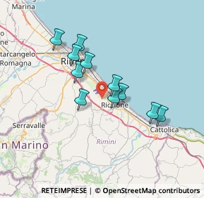 Mappa Viale Pagadebit, 47923 Rimini RN, Italia (5.75545)