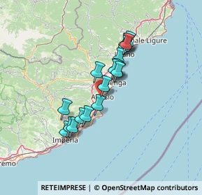 Mappa Via della Chiusetta, 17021 Alassio SV, Italia (10.90611)