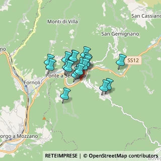 Mappa Via Letizia, 55022 Bagni di Lucca LU, Italia (0.98)