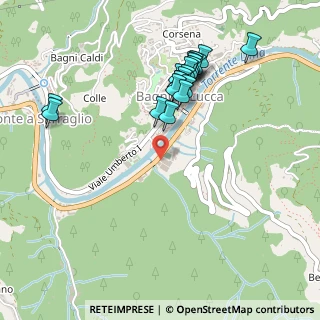 Mappa Via Letizia, 55022 Bagni di Lucca LU, Italia (0.5045)