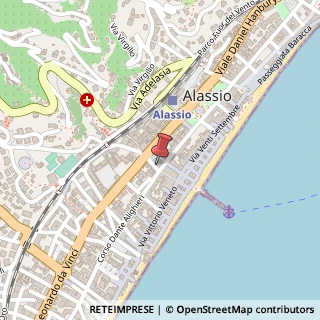Mappa Via Milite Ignoto, 9, 17021 Alassio, Savona (Liguria)