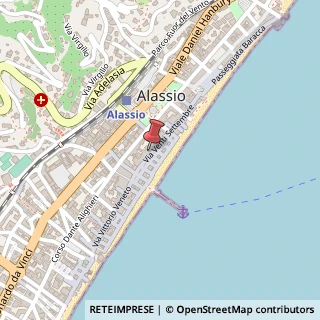 Mappa Via XX Settembre, 53, 17021 Alassio, Savona (Liguria)