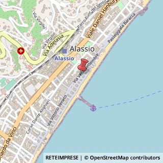 Mappa Via XX Settembre, 62, 17021 Alassio, Savona (Liguria)