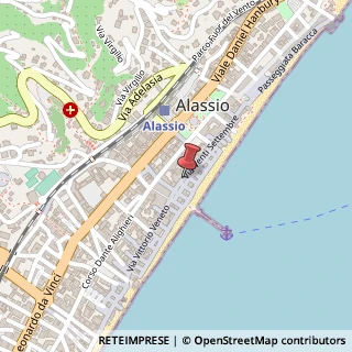 Mappa Via XX Settembre, 22, 17021 Alassio, Savona (Liguria)