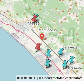 Mappa 54038 Montignoso MS, Italia (4.96545)