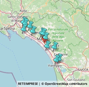 Mappa 54038 Montignoso MS, Italia (11.51)