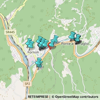 Mappa Via Ponte d'Oro, 55022 Bagni di Lucca LU, Italia (0.7165)