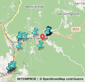 Mappa Viale Roma, 55022 Bagni di Lucca LU, Italia (2.2205)