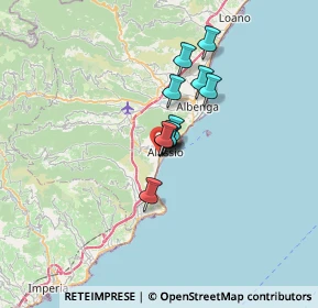 Mappa Parco Sanrocco, 17021 Alassio SV, Italia (4.03273)