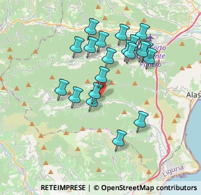 Mappa Località Villalunga, 17020 Stellanello SV, Italia (3.361)