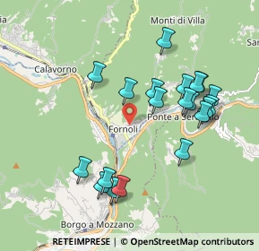Mappa VIA PAPA GIOVANNI XXIII 43 FRAZIONE:FORNOLI, 55022 Bagni di Lucca LU, Italia (1.936)