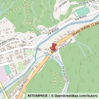 Mappa Piazza Ponte d'Oro, 35, 55023 Borgo a Mozzano, Lucca (Toscana)
