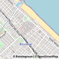 خريطة Riccione